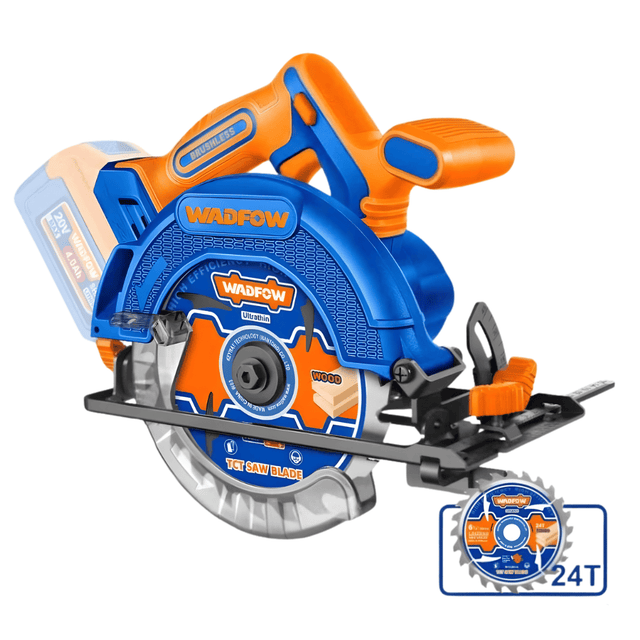 Wadfow Circular Saw Wadfow 165mm Cordless Circular Saw - WLWP5523