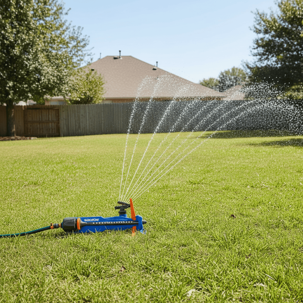 Wadfow Gardening Tool Wadfow 17-Hole Oscillating Lawn Sprinkler - WSN1E15