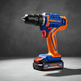 Wadfow Drill Wadfow 18V Brushless Cordless Drill 35Nm with 1.5Ah Battery - WCDP1825