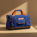 Wadfow Tool Boxes Bags & Belts Wadfow 19" Heavy-Duty Tool Bag with Reinforced PP Plastic Base - WTG3120