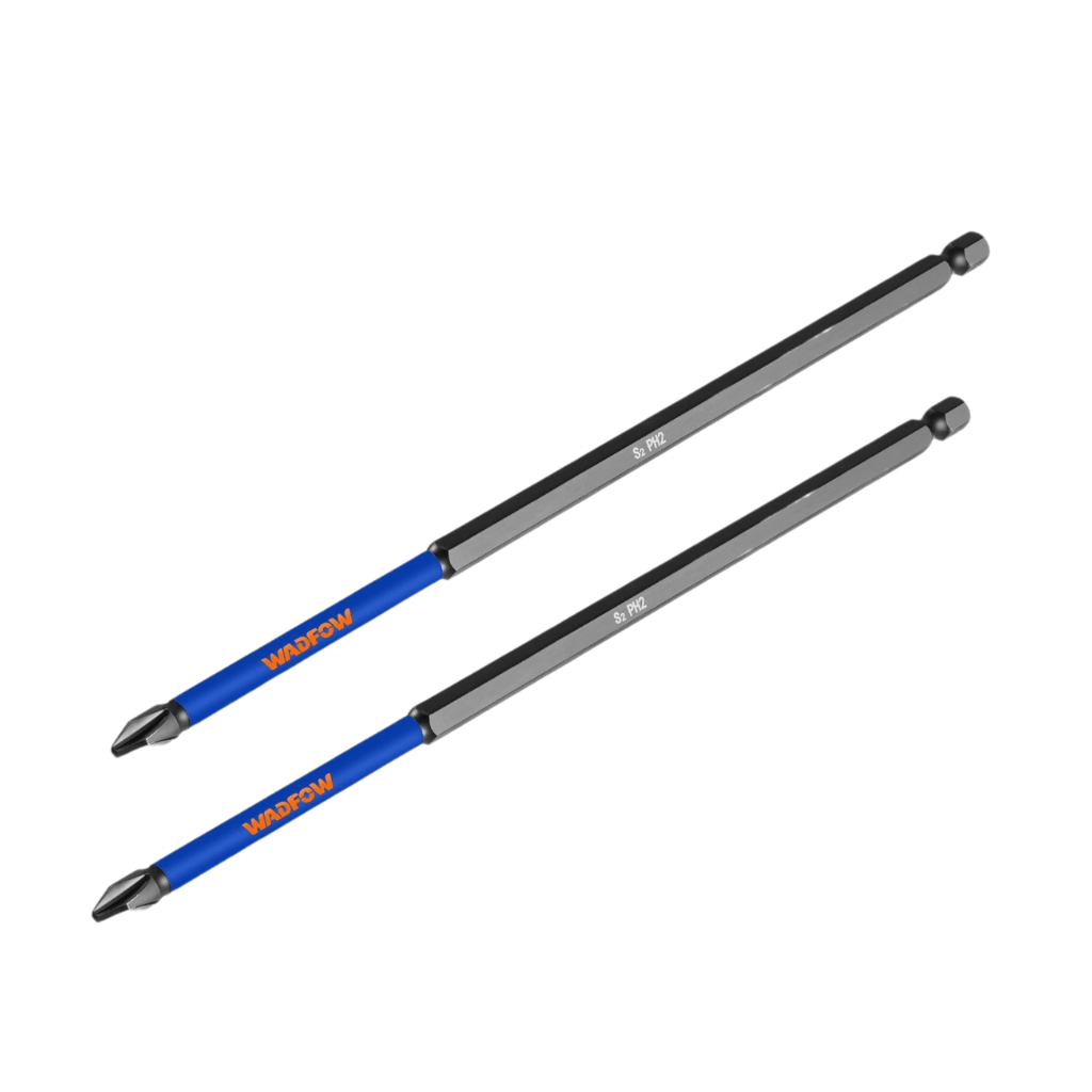Wadfow Screwdriver Bits Wadfow 2-Piece Impact Screwdriver Bits  (PH2 x 200mm) - WSV5K65
