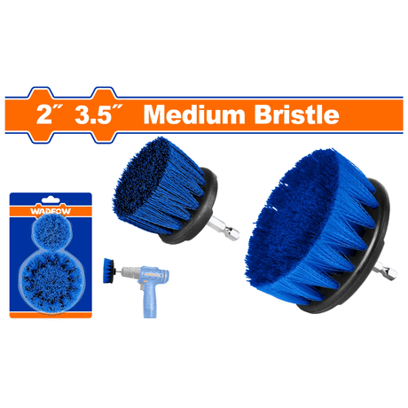 Wadfow Cleaning Equipment Accessories Wadfow 2 Pieces Medium Bristle Brush Set - WND2401