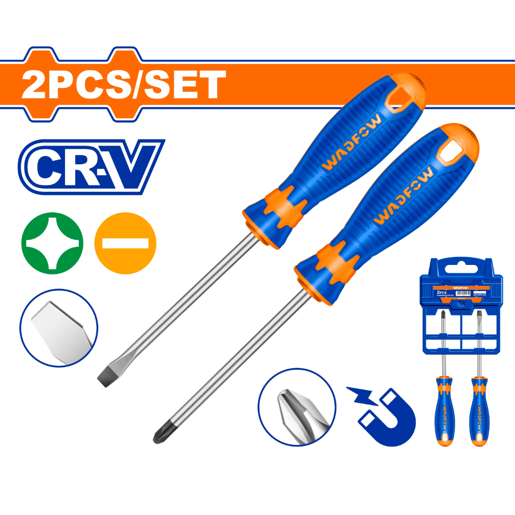 Wadfow Screwdrivers Wadfow 2 Pieces Screwdriver Set - WSS1302