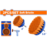 Wadfow Cleaning Equipment Accessories Wadfow 2 Pieces Soft Bristle Brush Set - WND1401