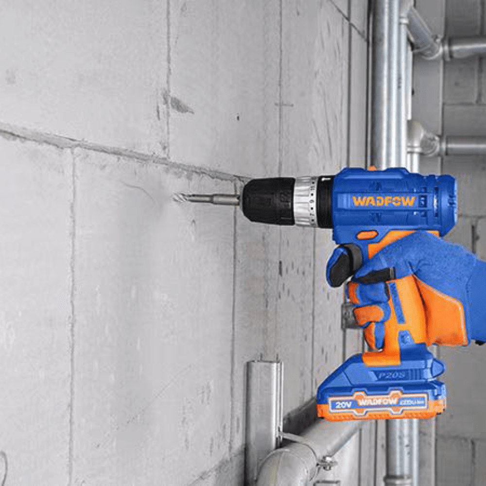 Wadfow Power Tool Combo Kit Wadfow 20V 91 Pieces Lithium-Ion Cordless Tools Set - WDT1B90