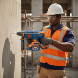 Wadfow Drill Wadfow 20V Brushless Cordless Rotary Hammer 2.5J with 2 x 4.0Ah Batteries, Charger & Accessories - WLM252682