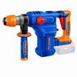 Wadfow Drill Wadfow 20V Brushless Cordless Rotary Hammer 4.5J with 2 x 4.0Ah Batteries, Charger & Accessories - WLM2B286