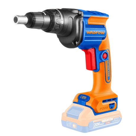 Wadfow Powered Screwdriver Wadfow 20V Cordless Drywall Screwdriver With Battery And Charger - WDS204281