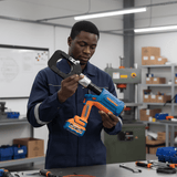Wadfow Specialty Power Tool Wadfow 20V Cordless Hydraulic Cable Cutter 85mm 60kN with 2 x 4.0Ah Batteries & Charger - WCR2D85