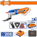 Wadfow Drill Wadfow  20V Cordless Multi-Tool - WMUP5021
