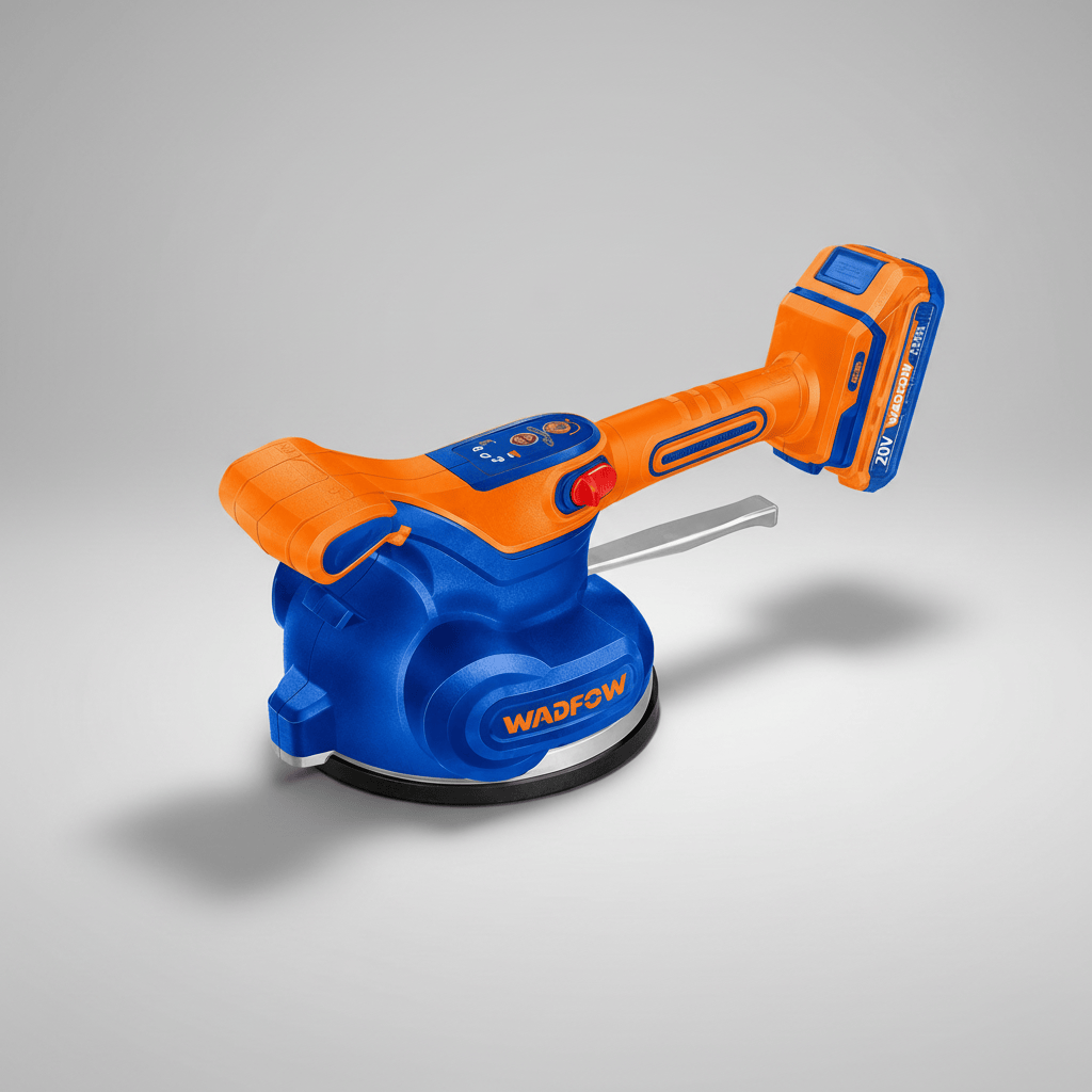 Wadfow Marble & Tile Cutters Wadfow 20V Cordless Tile Vibration Machine 130mm with 50kg Suction Capacity, 2.0Ah Battery & Charger - WTVM1D128