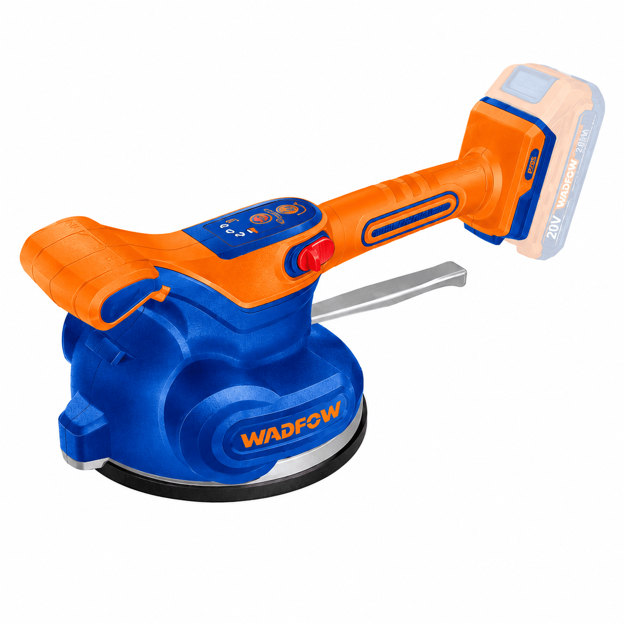 Wadfow Marble & Tile Cutters Wadfow 20V Cordless Tile Vibration Machine 180mm with 70kg Suction Capacity, 2.0Ah Battery & Charger - WTVM1D185