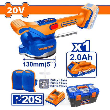 Wadfow Grinder Wadfow 20V Cordless Tile Vibration Machine  -  WTVM1D125