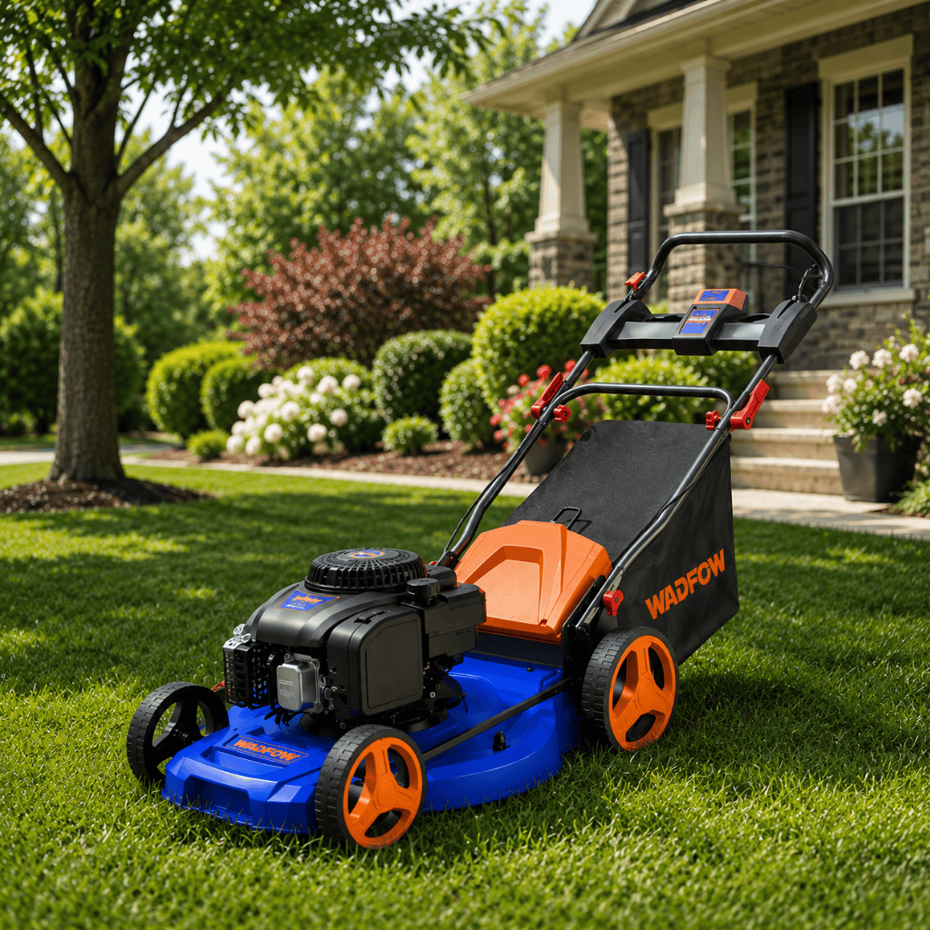 Wadfow Lawn Mower Wadfow 22" Gasoline Lawn Mower 5.9HP 224cc - WGM6A22