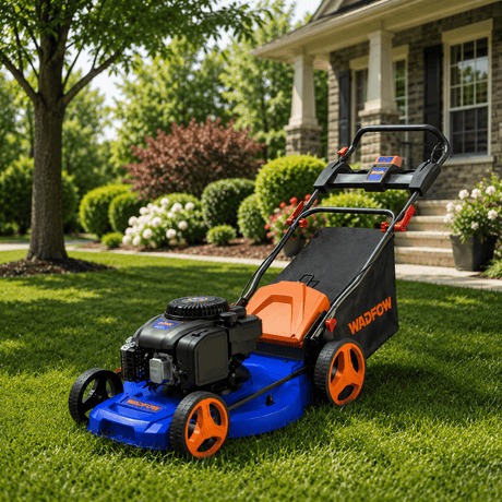 Wadfow Lawn Mower Wadfow 22" Gasoline Lawn Mower 5.9HP 224cc - WGM6A22