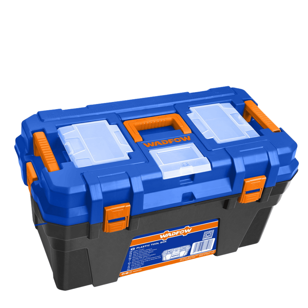 Wadfow Tool Boxes Bags & Belts Wadfow 24" Heavy-Duty Plastic Tool Box - WTB1324