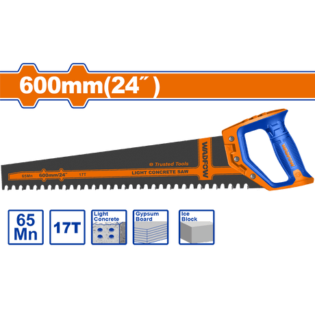 Wadfow Hand Saws & Cutting Tools Wadfow 24" Light Concrete Hand Saw - WHW9124