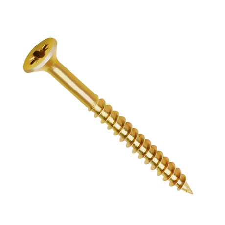 Wadfow Fasteners Wadfow 240 Pieces 6x70mm Chipboard Screw - WXS5551