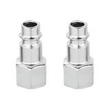 Wadfow Compressor & Air Tool Accessories Wadfow 2Pcs Female Thread 1/4" Quick Plug Set - WQP2970