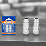 Wadfow Compressor & Air Tool Accessories Wadfow 2Pcs Male Thread 1/4" Quick Plug Set - WQP2950