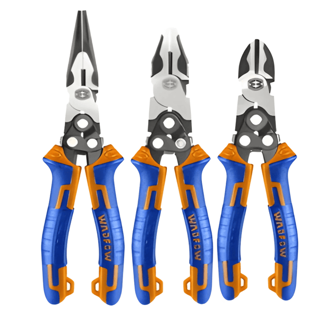 Wadfow Pliers Wadfow 3-Piece Compound Action Pliers Set  - WPS0403