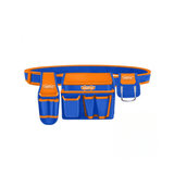 Wadfow Tool Boxes Bags & Belts Wadfow 3-Piece Heavy-Duty Tool Belt Pouch Set with Adjustable Belt & Hammer Holder - WTG2107