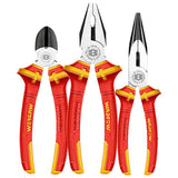 Wadfow Pliers Wadfow 3 Pieces Insulated Plier Set - WPS0633