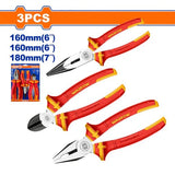 Wadfow Pliers Wadfow 3 Pieces Insulated Plier Set - WPS0633