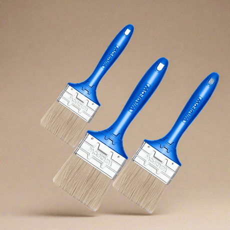 Wadfow Paint Tools & Equipment Wadfow 3 Pieces Paint Brush for Oil Based Paint with Plastic Handle - WPB1932