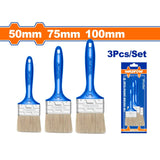 Wadfow Paint Tools & Equipment Wadfow 3 Pieces Paint Brush for Oil Based Paint with Plastic Handle - WPB1932