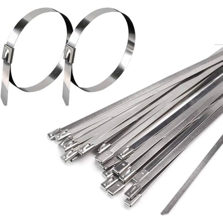 Wadfow Fasteners Wadfow 300mm Stainless Steel Cable Ties - WFZ30046