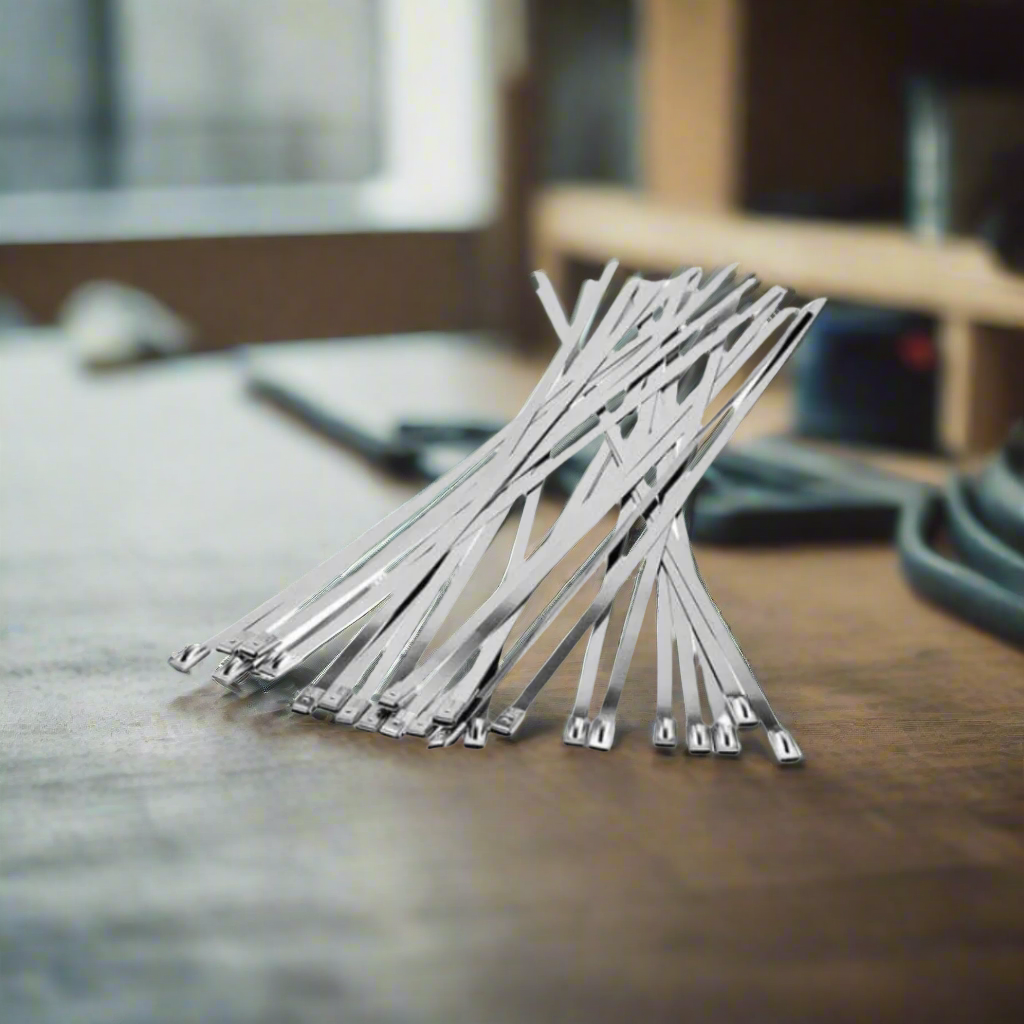 Wadfow Fasteners Wadfow 300mm Stainless Steel Cable Ties - WFZ30046