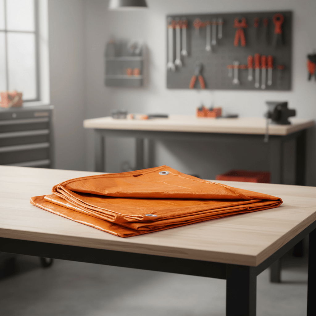 Wadfow Paint Tools & Equipment Wadfow 3m x 3m Waterproof Polyethylene Tarp 90g - WTQ1933