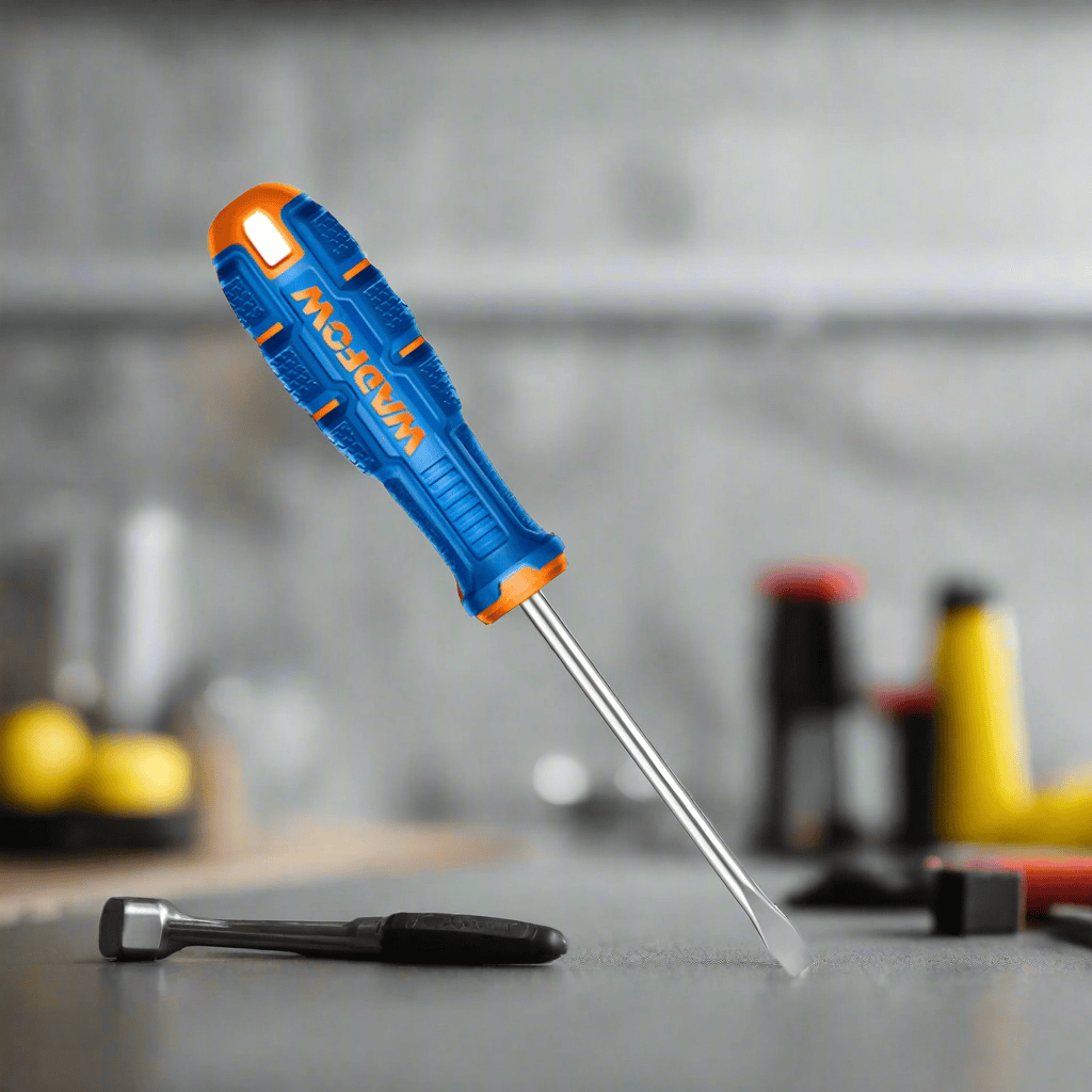 Wadfow Screwdrivers Wadfow 4.0x100mm Slotted Screwdriver - WSDA244