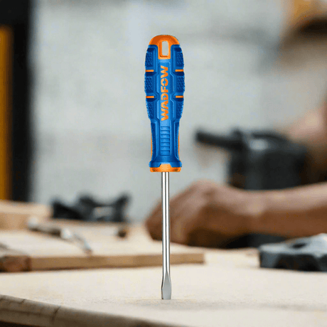 Wadfow Screwdrivers Wadfow 4.0x100mm Slotted Screwdriver - WSDA244