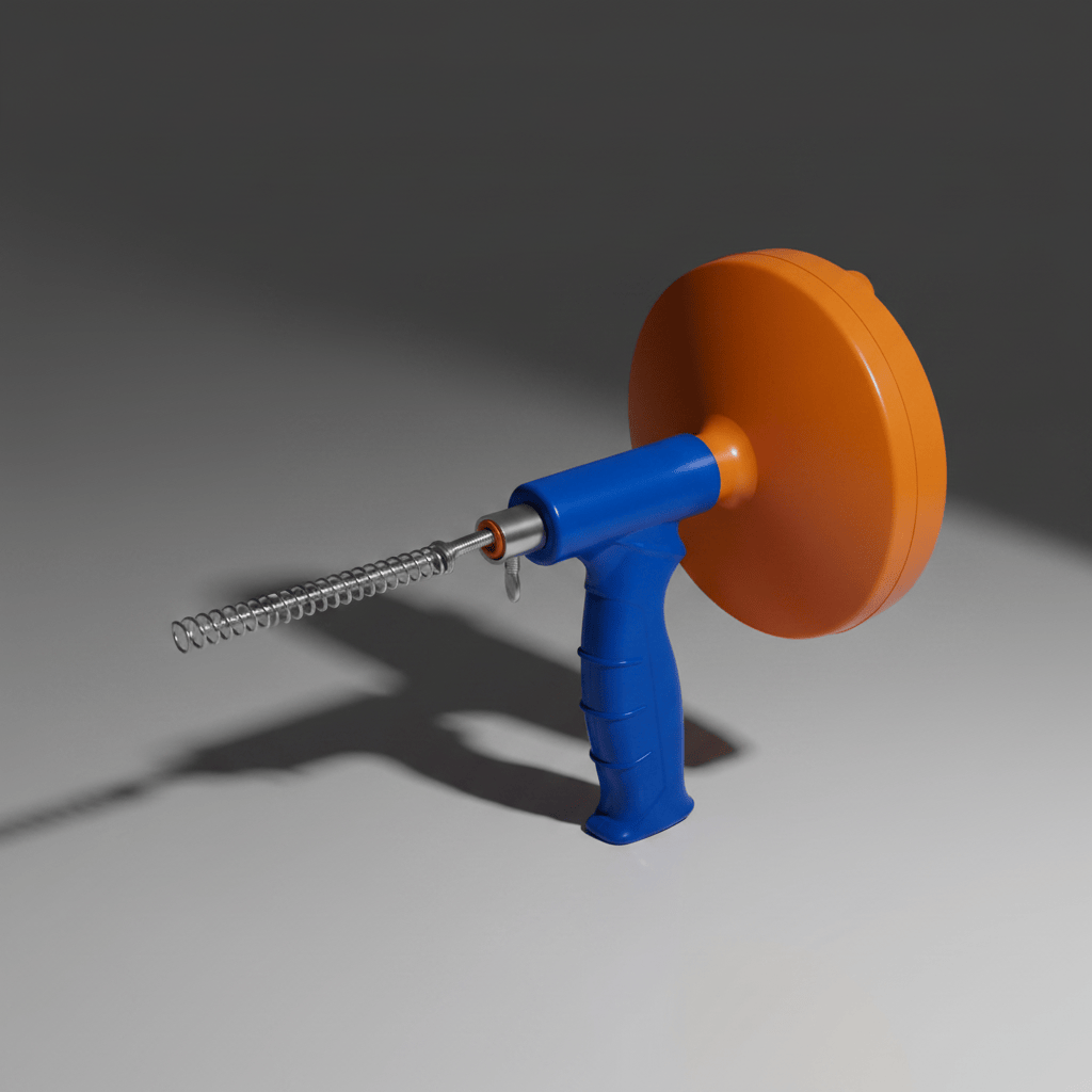 Wadfow Cleaning Equipment Accessories Wadfow 4.5m Flexible Drain Auger - WDD3345