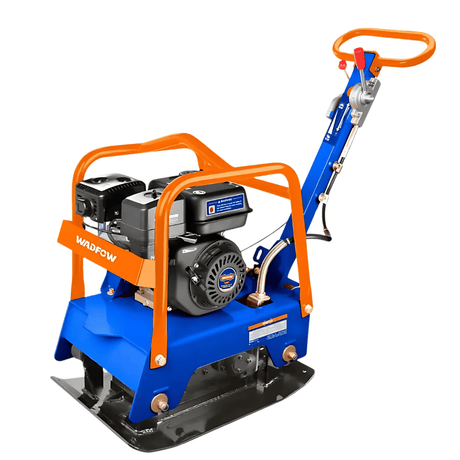 Wadfow Construction Equipment Wadfow 4.8KW (6.5HP) Gasoline Reversible Plate Compactor - WPA2A125