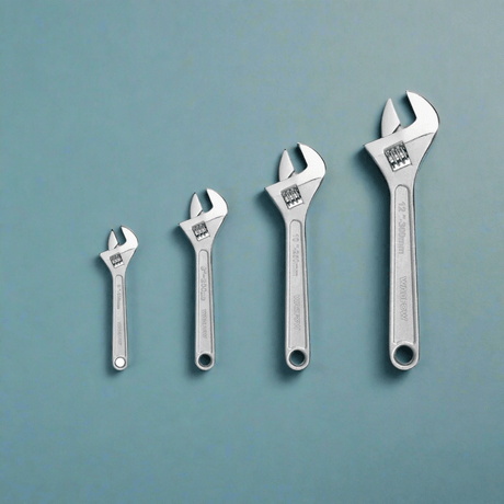 Wadfow Wrenches Wadfow 4 Pieces Adjustable Wrench Set - WAW174K