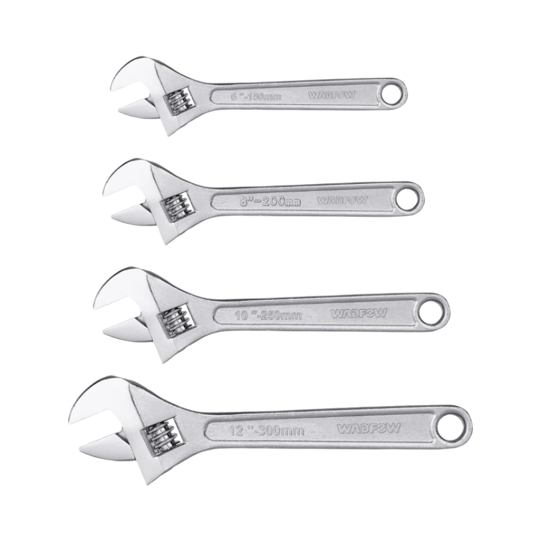 Wadfow Wrenches Wadfow 4 Pieces Adjustable Wrench Set - WAW174K