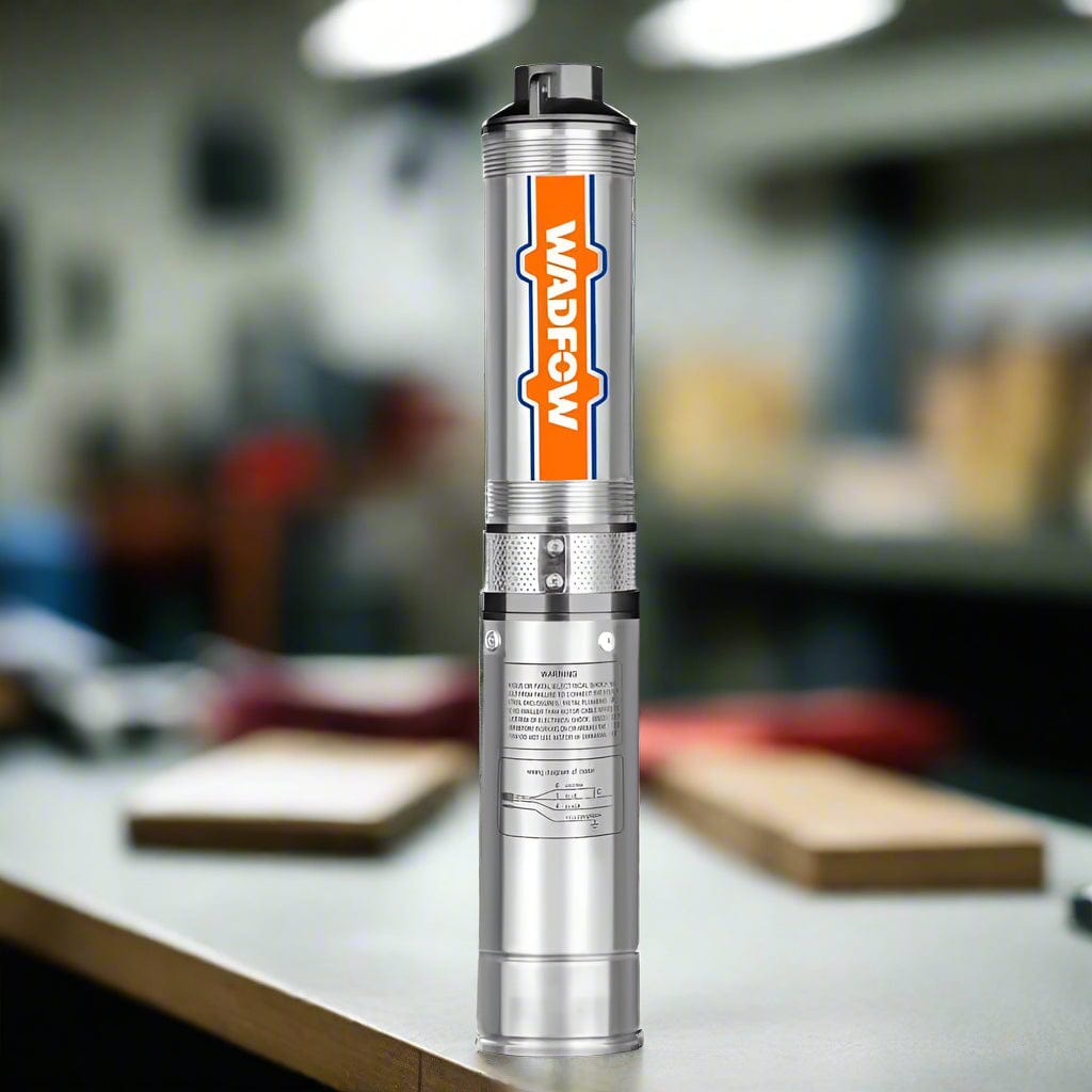 Wadfow Deep Well Pumps Wadfow 4" Stainless Steel Deep Well Pump - 0.5HP, 0.75HP, 1.0HP & 1.5HP