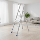 Wadfow Ladder & Access Equipment Wadfow 4-Step Aluminium Household Ladder with 120kg Max Load - WLD3H04