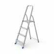 Wadfow Ladder & Access Equipment Wadfow 4-Step Aluminium Household Ladder with 120kg Max Load - WLD3H04