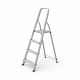 Wadfow Ladder & Access Equipment Wadfow 4-Step Aluminium Household Ladder with 120kg Max Load - WLD3H04