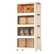 Wadfow Paint Tools & Equipment Wadfow 4-Tier Foldable Storage Cabinet - WFCB2165