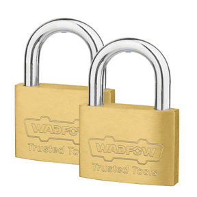 Wadfow Padlocks & Accessories Wadfow 40mm 2 Pieces Key-Alike Brass Padlock Set - WPDT442