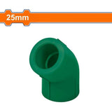 Wadfow Plumbing Parts & Fittings Wadfow 45° PPR Elbow 20mm, 25mm & 32mm - WVL3822, WVL3824 & WVL3821