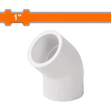 Wadfow Plumbing Parts & Fittings Wadfow 45° PVC Elbow 3/4" & 1" - WVL1824 & WVL1821