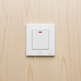 Wadfow Switches & Sockets Wadfow 45A White One Gang Wall Switch - WSWA953A