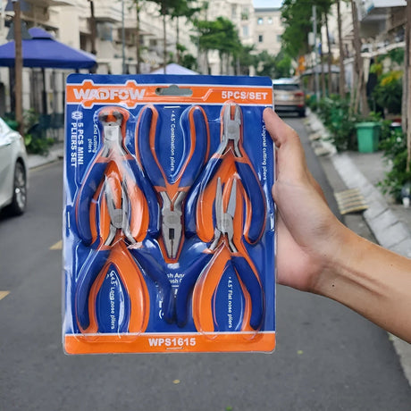 Wadfow Pliers Wadfow 5 Pieces Mini Plier Set - WPS1615