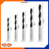 Wadfow Drill Bits Wadfow 5 Pieces Wood Twist Drill Bit - WSJ3K01